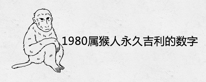 1980은 원숭이에게 영원한 길조의 숫자입니다