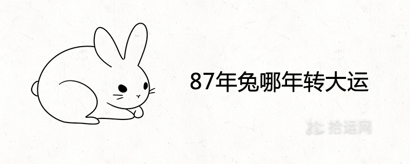 87 Years Rabbit Which Year Will Great Fortune