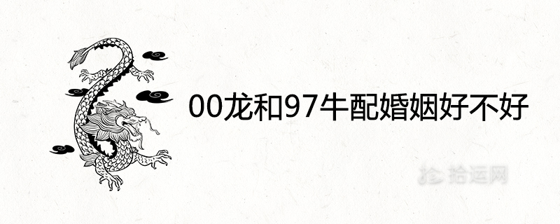 00 드래곤과 97 황소가 결혼했습니다