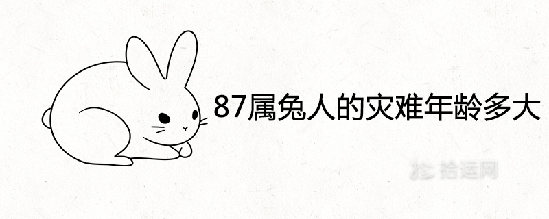 87 How old is the Rabbit’s disaster