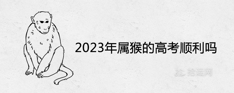 2023년 원숭이 대학 입시가 잘 되고 있나요?